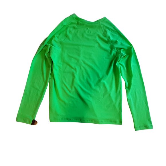 Cat & Jack Boys Long Sleeve Green Shirt L (10/12) Polyester Left chest pocket - Picture 2 of 8